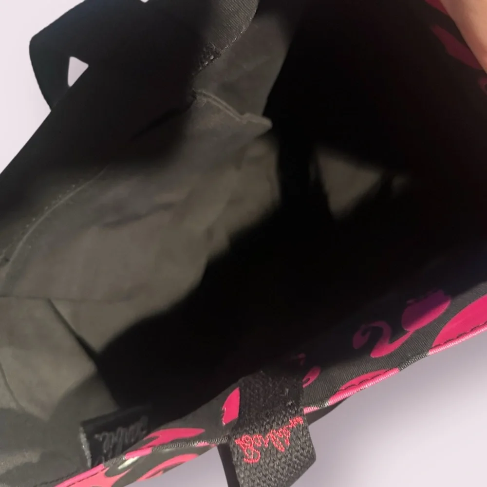 Stylish Black and Pink Barbie Tote Bag - Picture 9 of 10